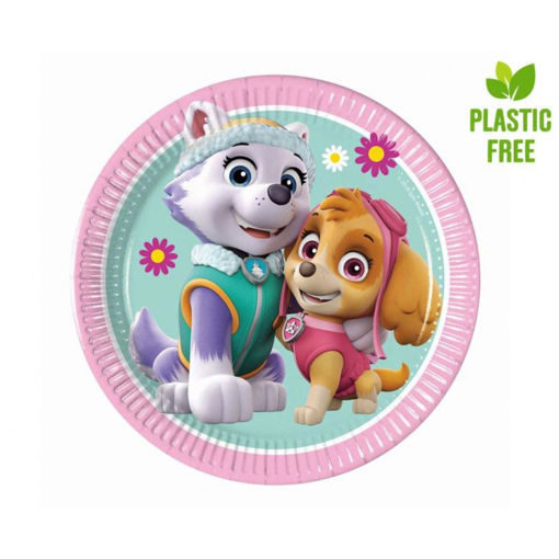 Picture of PAW PATROL SKYE & EVEREST PAPER PLATES 20CM - 8 PACK